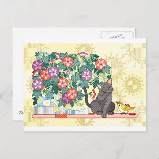 朝顔 ポストカード (正面/裏面)