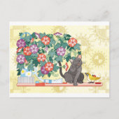 朝顔 ポストカード (正面)