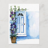 朝顔 ポストカード (正面)