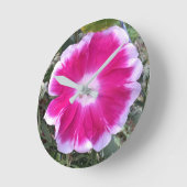 朝顔 ラウンド壁時計 (傾斜)