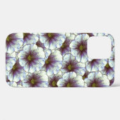 朝顔(紫と白) Case-Mate iPhoneケース (裏面 (横))