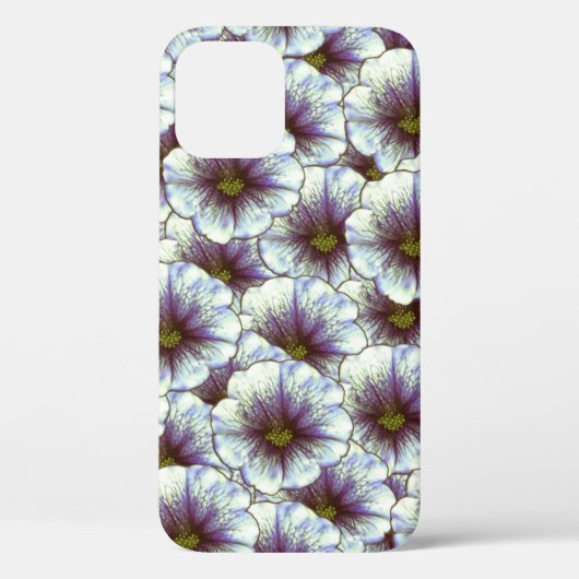 朝顔(紫と白) Case-Mate iPhoneケース (裏面)