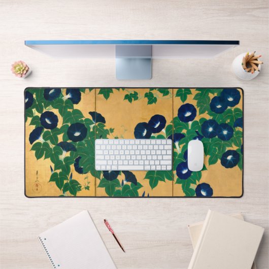 朝顔(部分),其一朝顔(詳細)，紀一 デスクマット (オフィス1)