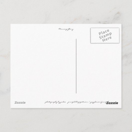 朝顔(2) ポストカード (裏面)