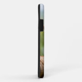 朝飛行の斑点を付けられたフクロウ Case-Mate iPhoneケース (裏面/右)