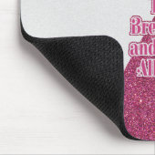 "朝食および輝やきのためのグリッターを1日中食べて下さい。" マウスパッド (コーナー)