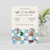 朝食とカフェパーティー 招待状 (スタンド正面)