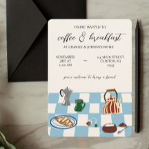 朝食とカフェパーティー