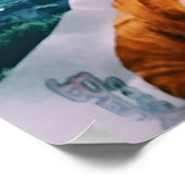 朝食とコースタルビューフォトプリント ポスター (角)