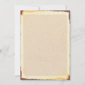 朝食とサンタクリスマスパーティの招待状 招待状 (裏面)