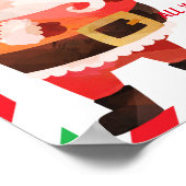 朝食とサンタスクールイベントテンプレート ポスター (角)