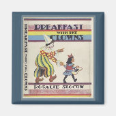 朝食とピエロ マグネット (正面)