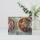 朝食に自家製のキッシュ ポストカード (スタンド正面)