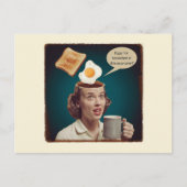 朝食のための超現実的な卵，この経済 ポストカード (正面)