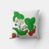 朝食のイチゴ クッション (裏面)