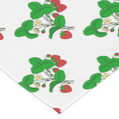 朝食のイチゴ ショートテーブルランナー (コーナー)