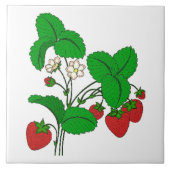 朝食のイチゴ タイル (正面)