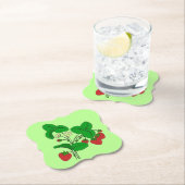 朝食のイチゴ ペーパーコースター (インサイチュ)