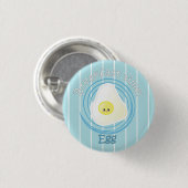 朝食のタイムの卵 缶バッジ (正面&裏面)