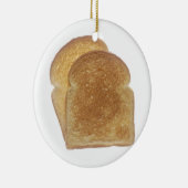 朝食のトースト セラミックオーナメント (右)