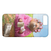 朝食のドーナツおよびコーヒーとの朝Groundhog Case-Mate iPhoneケース (裏面(横))
