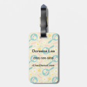 朝食のパターン ラゲッジタグ (裏面縦)