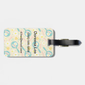 朝食のパターン ラゲッジタグ (裏面横)