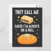 朝食のパン好きのためのパン食 朝食マニア ポストカード (正面/裏面)