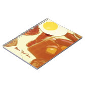 朝食のパーソナライズなノート ノートブック (左側)
