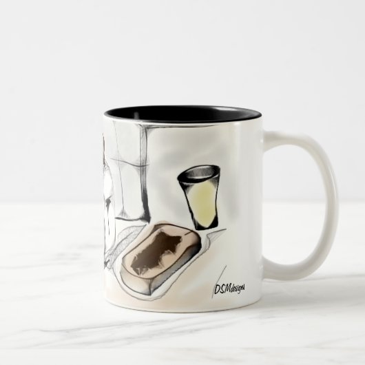 朝食のマグ ツートーンマグカップ (右)