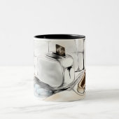 朝食のマグ ツートーンマグカップ (中央)