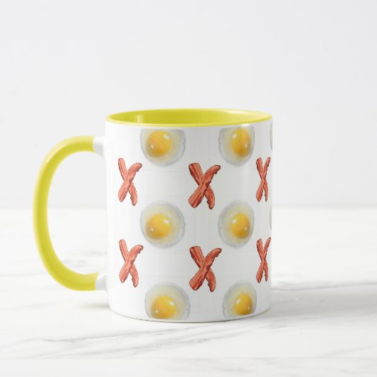 朝食のマグ マグカップ (左)