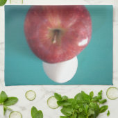 朝食の仲間： 2つの卵$Apple静止寿命 キッチンタオル (折り畳み)