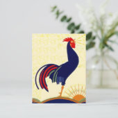 朝食の大会の社会的なオンドリのパーティの招待状 招待状 (スタンド正面)