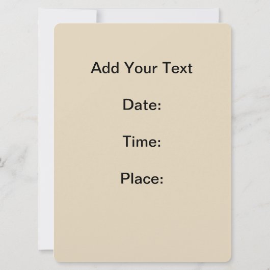 朝食の招待状 招待状 (裏面)