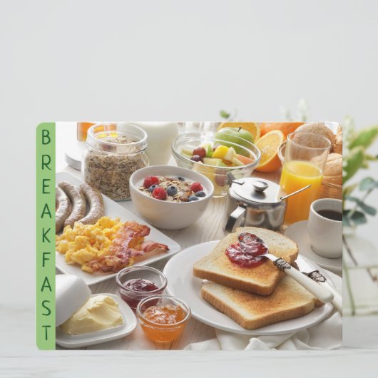 朝食の招待状 招待状 (スタンド正面)