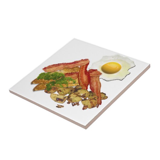 朝食の景色 タイル (側面)