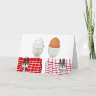 朝食の結婚記念日 カード