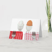 朝食の結婚記念日 カード (正面)