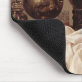 朝食の静物画(パネルの油) マウスパッド (コーナー)