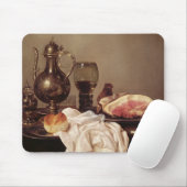 朝食の静物画(パネルの油) マウスパッド (マウス)