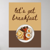 朝食を食べよう ポスター (正面)