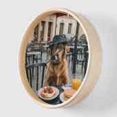 朝食アットアパリカフェ 壁時計 (傾斜)