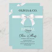 朝食アットティファニーズブライダルシャワー招待 招待状 (正面/裏面)