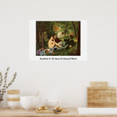 朝食インザオープンバイエドワードマネ ポスター (キッチン)