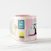 朝食ウィズステファニーデラックス ツートーンマグカップ (正面左)