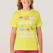 朝食エキサイティングTシャツ Tシャツ (正面)