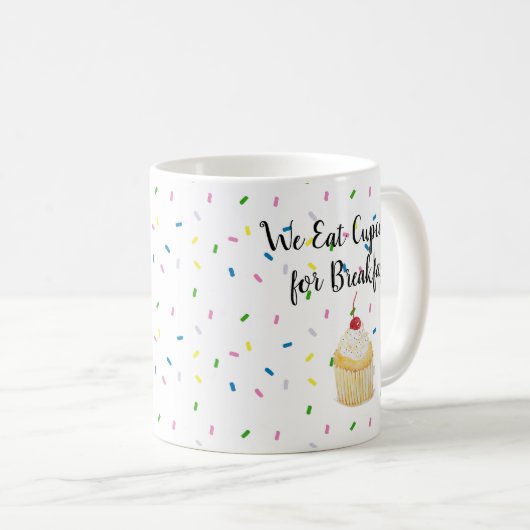 朝食コーヒーマグのカップケーキ コーヒーマグカップ (正面右)