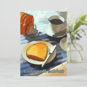 朝食コーヒー&トースト 招待状 (スタンド正面)