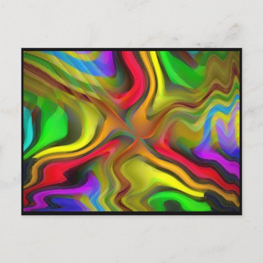 朝食サイケデリック ポストカード (正面)